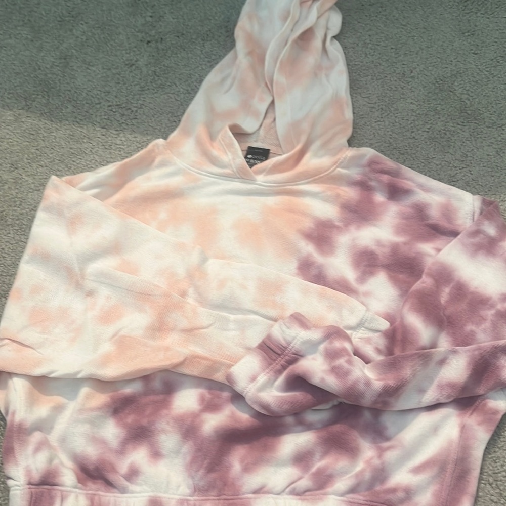 mzella (nordstrom) cropped girls hoodie
